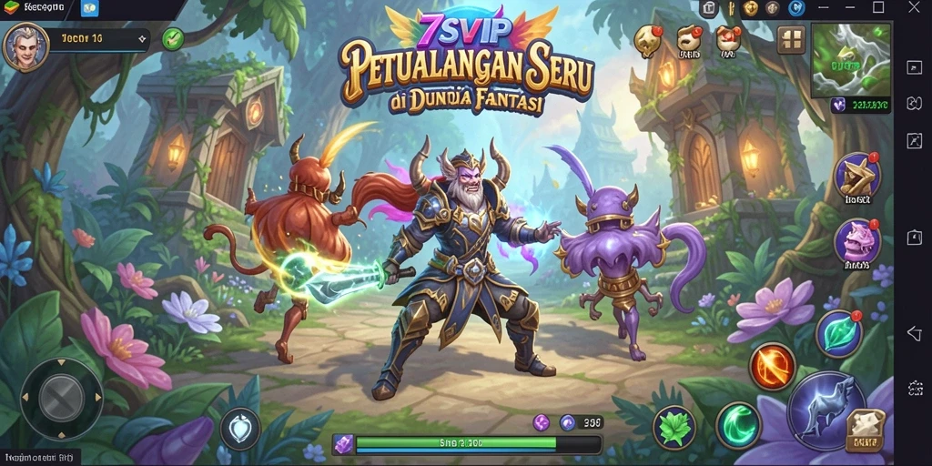 Tampilan gameplay epik dalam 7SVIP di dunia petualangan.