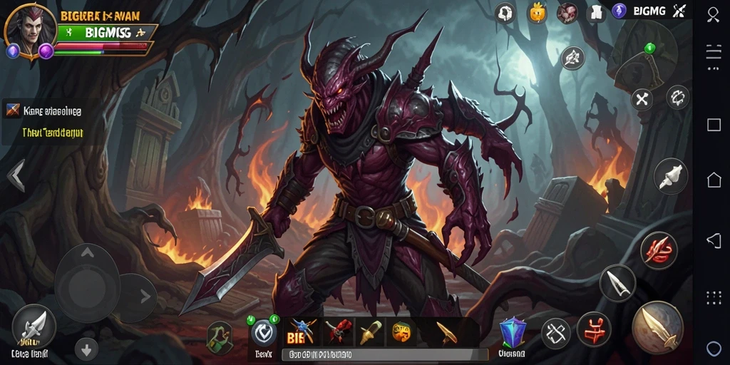 Screenshot menunjukkan gameplay seram yang mendebarkan.