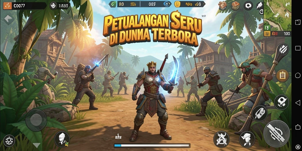 Gameplay C0077 yang mendebarkan di dunia terbuka