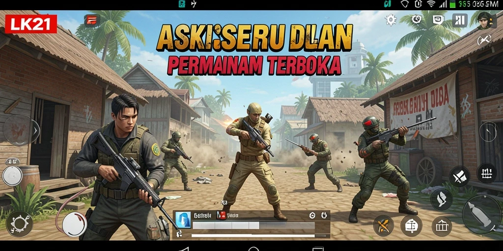 Screenshot Gameplay LK21 dengan Aksi Mendebarkan