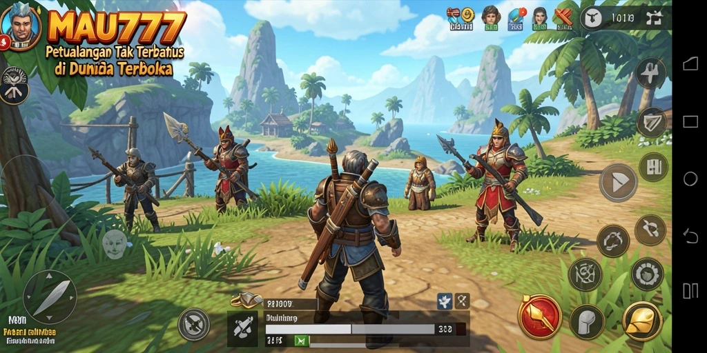 Tampilan gameplay MAU777 yang menakjubkan di dunia terbuka.