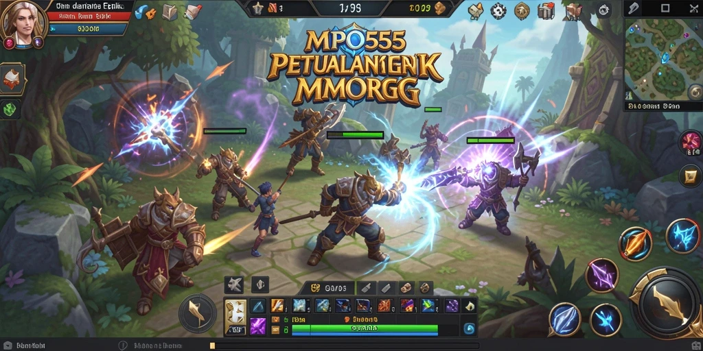 Tangkapan layar MPO555 menunjukkan pertempuran menarik dalam dunia MMORPG.