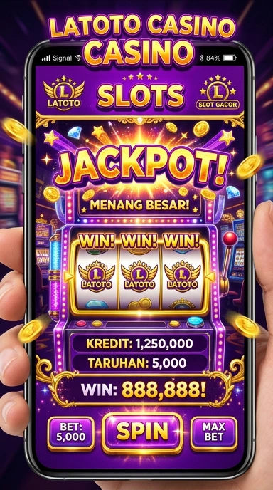 Tampilan antarmuka latoto yang menarik dan mudah digunakan.